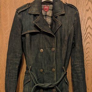 Miss Sixty vintage denim trench size Medium
